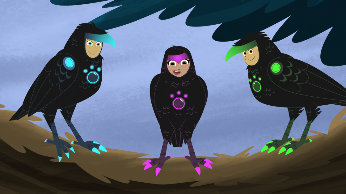 Wild Kratts - S7E2 - Clever the Raven | Knowledge Kids